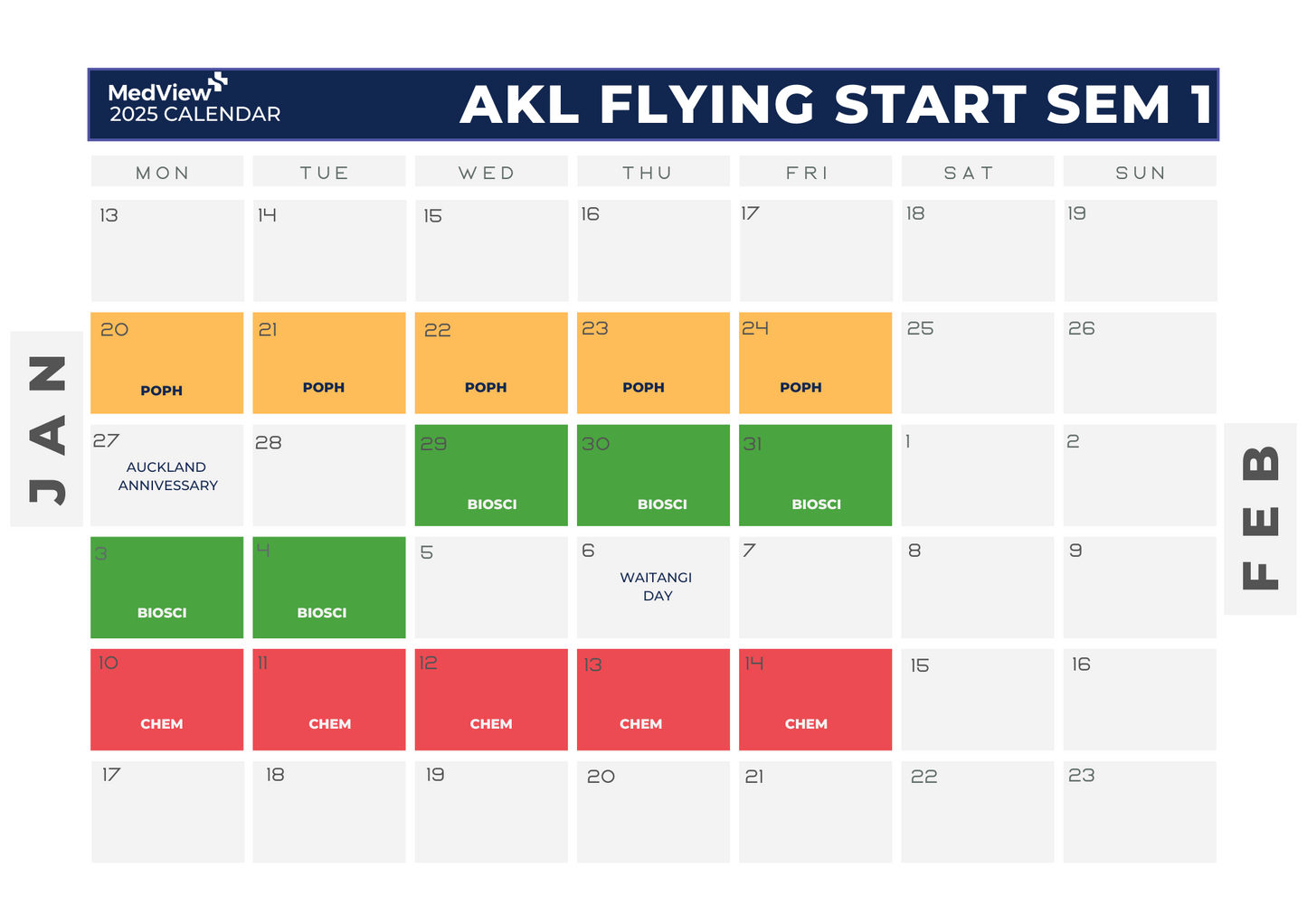 Auckland HSFY Summer Classes