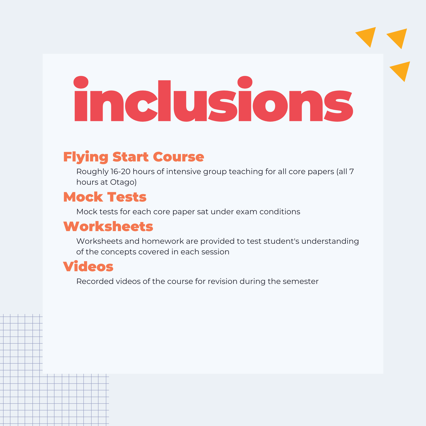 Otago HSFY Summer Classes