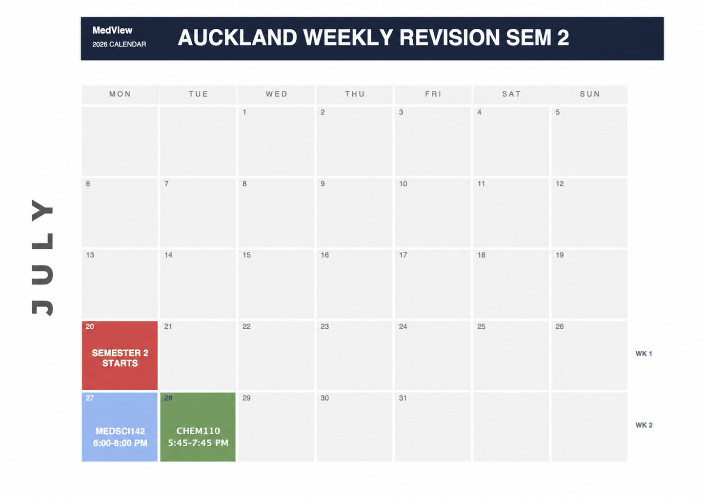 Auckland Weekly Revision Classes - MedView New Zealand