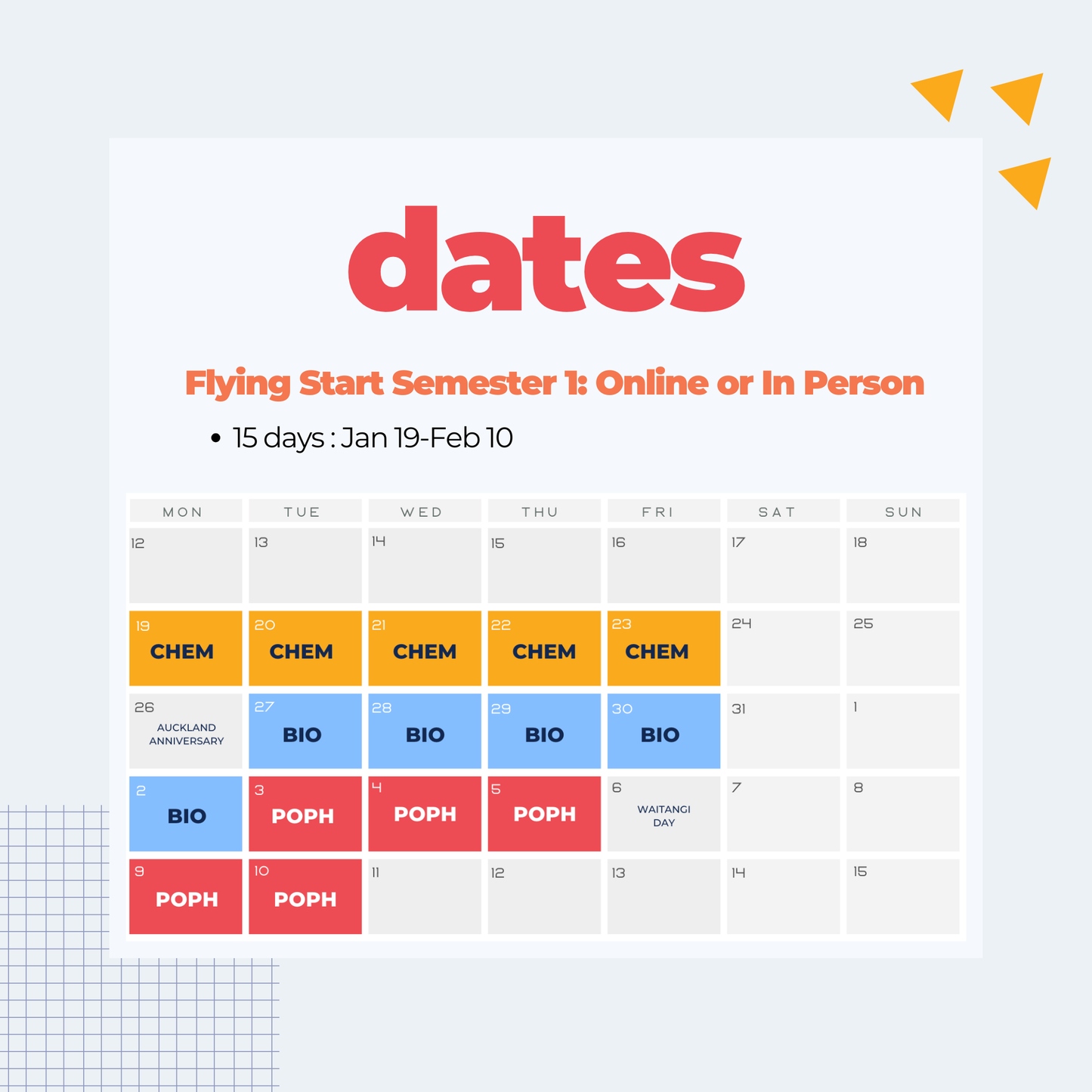 Auckland HSFY Summer Classes